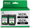 GREENSKY Wiederaufbereitet für 302 XL Tintenpatronen Ersatz für HP Deskjet 3630 3632 3634 5230 5220 1110 2130 2134 Envy 4520 4524 4525 4527 Officejet 3830 3831 3833 5220 4650 (Schwarz, 2er-Pack)
