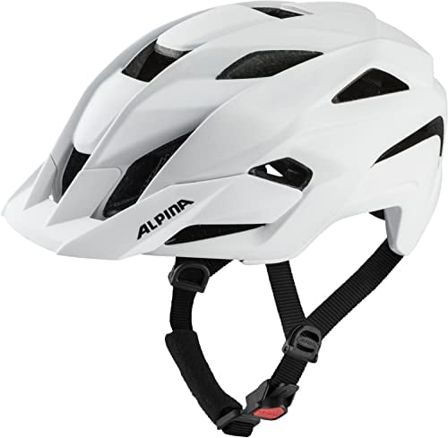 ALPINA KAMLOOP - Individuell Anpassbarer, Leichter & Sicherer Fullface Fahrradhelm mit Kinnbügel, für Erwachsene, White matt, S (51-55 cm)