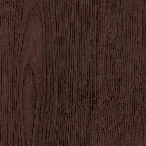Vinyl Warehouse d-c-fix Dark Chestnut Wood Sticky Back Furniture Wrap Vinyl (W)90cm (L) Sold by The metre