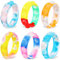 6 Stück Pop It Armband, Bubble Fidget Spielzeug Set für Kinder und Erwachsene - Simple Toy, Baby Sensory Toy