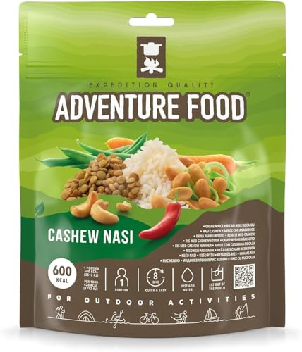 Adventure Food - Reis mit Cashewnüssen - Gefriergetrocknete Mahlzeit - Expedition Quality
