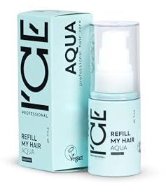 ICE Professional Refill My Hair Aqua Booster 30 ml – Feuchtigkeits‑Booster für trockenes, strapaziertes Haar, intensive Hydration mit pflegenden Extrakten – für jede Haarstruktur, Salonqualität