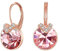 Clearine Cubic Zirkonia Leverback Ohrringe Rosa Rosegold Tone Kronleuchter Dangle Valentinstag Geburtstag Weihnachten Muttertag Schmuck Geschenk für Mama Frauen Ehefrau Freundin