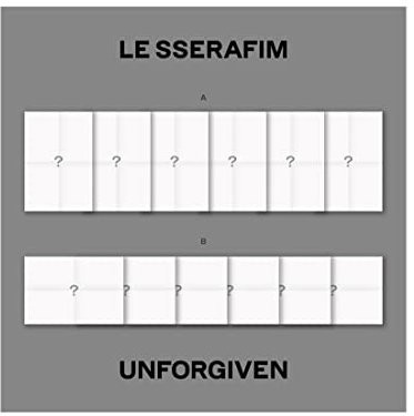 LE SSERAFIM - 1st Studio ALBUM UNFORGIVEN (Weverse Album ver.) (A ver.)