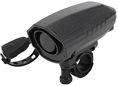 Clacson elettrico per bicicletta, allarme forte da manubrio con base fissa, Nero , S, Moderno