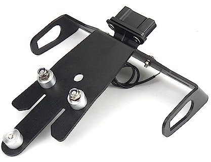 Qwtdaya Für Kawasaki Für ER-6N Für ER-6F Für Ninja 650 Für ER6N Motorrad-Kennzeichenhalter Mit Licht Motorrad-Kennzeichenhalter (Color : for ER-6F)