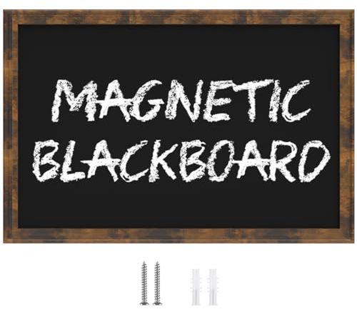Okydoky Magnetische Kreidetafel mit Holzrahmen, Schreiben mit Kreide, Magnetsammelbrett,60 * 90, HB-BN-6090