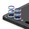 GIOPUEY [Full Protection Camera Lens Protector Compatible with Samsung Tab S10 Ultra/S9 Ultra,[2 Pack] Metal + Tempered Glass, Camera Protector - Colorful