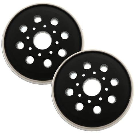 2 Stück Schleifteller 125 mm klett Stützteller für Bosch, schleifplatte 125 mm mit Klett für Bos-ch PEX 220 A, GEX 125-1 AE, PEX 220 AE, Skil 7402/7490