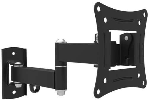Belko® TV-Halterung 10-27 - Stabile Wandhalterung für Großbildfernseher - Schwenkbar & Neigbar - VESA-kompatibel - Einfache Montage - Inklusive Wasserwaage