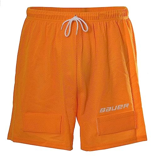 Bauer Hockey Core Mesh Jock Shorts, Youth (Youth Small) Yellow