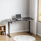 pro.tec Höhenverstellbarer Schreibtisch Stryn 140x60cm elektrischer Schreibtisch Stehtisch Arbeitstisch mit Höhe von 72-117 cm Memory-Funktion schwarz