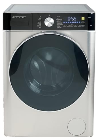 Lavadora de carga frontal Jocel JLR014085, carga máxima 9kg, 2000W, acero inox.