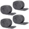 Vueinrg Steel Wool 000 Steel Wool Against Mice Steel Wool Holes Wall Cracks Rodent Stop Mouse Repellent Steel Wool Fine Cuttable Against Rodents for Home Garage Garden Pack of 4