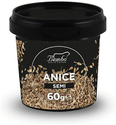 Semi Bembo: Semi di Anice Intero 60g – Essiccati Delicatamente per Conservare la Qualità – Confezione Salvafreschezza, Riutilizzabile e Riciclabile