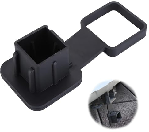 Kujinova Anhängerkupplung Abdeckung, Auto Stecker Abdeckung Anhänger Haken, 2-Zoll-Empfänger Klasse 3 4 5, für Toyota Ford Ranger Jeep Chevrolet Nissan Dodge Ram Porsche Mercedes Benz