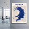 FOKTMS Yves Klein Kunstdruck, Blaudruck, Monochrome Druckkunst, 19.6x 27.5 (50x70cm), Kein Rahmen, Wohnzimmer, Schlafzimmer, Küche, Heimbüro