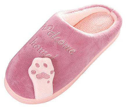 TYUIOP Ciabatte Invernali Ciabatte Donna con Pelo Rosa Pantofole per Piedi Grandi Slippers Ciabatte Donna Comode Ciabatte Memory Foam Donna Ciabatte Bambina 33/34 Ciabatte Bambina