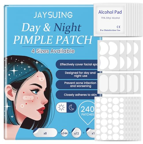 Große Akne Patches,pickel patch (4 Größen, 420 patches),Pimple Patches,Akne-Patch für Gesicht und Körper,für ganzes Gesicht, Stirn, Kinn, Nase, Körper, Rücken.