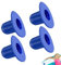 4 Pièces Bouchons de Piscine,Bouchon Piscine,Bouchon Vidange Piscine,Bouchon Spa,Bouchons Muraux pour Piscine,Trou de Crépine,Pompe de Filtre Bouchon de Vidange,Compatible Intex et Bestway Bleu