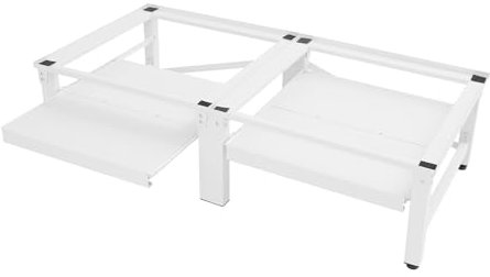 Soporte para lavadora ajustable de acero inoxidable con alta capacidad de carga de 150 kg para lavadora y secadora