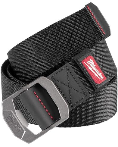 Milwaukee Electric - FREEFLEX Nylon Webbing 1.5 INCH Belt - Black - LAR