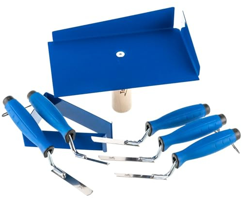 TOOLTY Mortar Holder + Pointing Trowel Rubber Set