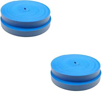Underfloor Heating Edge Insulation Strip Self-Adhesive Perimeter Expansion Joint Foam Tape – 5cm x 7mm (10 m), Blue (2 Rolls)