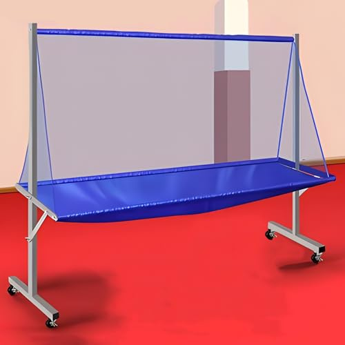 Filet de réception de Tennis de Table de 140 cm de Large – Convient aux Joueurs débutants, intermédiaires et confirmés. Ramasse-Filet de réception de Tennis de Table avec roulettes.