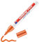 edding 750 Marqueur peinture - orange - 1 stylo - pointe ronde 2-4 mm - marqueur de peinture pour l'étiquetage du métal, verre, roche ou du plastique - résistant à la chaleur, permanent et étanche