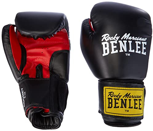 BENLEE Boxhandschuhe aus Kunstleder Rodney 08 oz, Black/Red