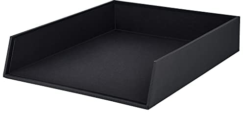 Rössler Papier 1335452700 - S.O.H.O. Ablagekorb für DIN A4, stapelbar, Schwarz, 1 Stück