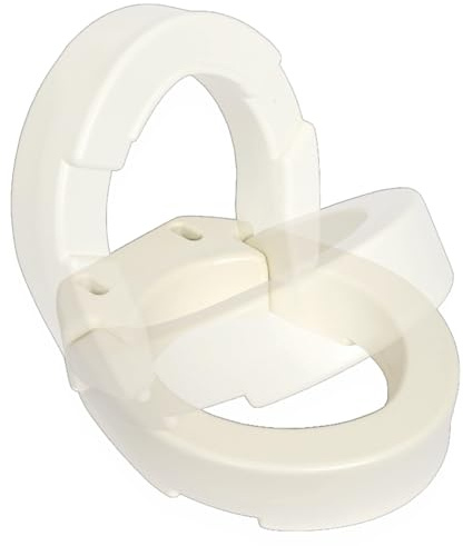 Essential Medical Supply Toilettensitzerhöhung mit Scharnier für Länge-Toiletten