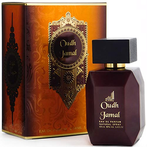 Oudh Jamal Fragrance Spray - Woody Oud Scent for Men by Al Aneeq Perfumes (100ml Eau de Parfum)