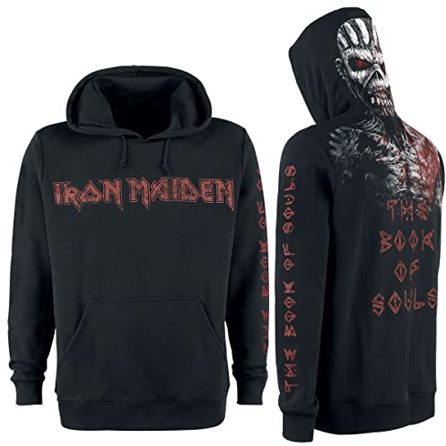 Iron Maiden The Book of Souls Eddie Männer Kapuzenpullover schwarz M