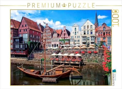 CALVENDO Puzzle Lüneburg und Lüneburger Heide | 1000 Teile Lege-Größe 64 x 48 cm Foto-Puzzle für glückliche Stunden