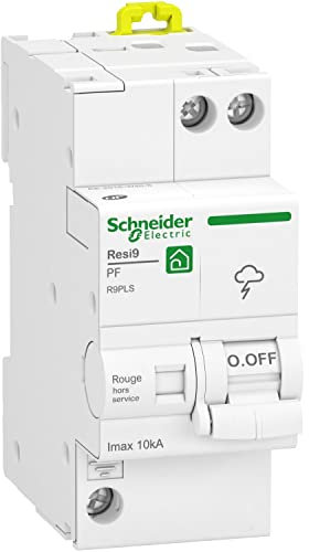 Schneider Electric - Resi9 - parafoudre combi - 10kA - 1P+N sans accessoires - R9PLS