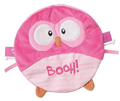 JEMINI 040712 LUMINOU Doudou Booh chouette rose 22 cm