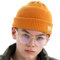 UNDERCONTROL Winter Trawler Fisherman Beanie Herren Damen Unisex Stylische einfarbige Docker-Totenkopfmütze zum Aufrollen, Uhrenkappe, Farbpaket (Senf)