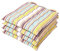 Homescapes 4er Set Stuhlkissen Osaka 40x40 cm bunt gestreift – Sitzkissen Outdoor/Indoor, Oeko-TEX-Zertifiziert, Sitzpolster waschbar für Esszimmer-, Küchen- & Gartenstühle