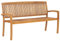 vidaXL Teak Massiv Gartenbank 3-Sitzer Stapelbar Holzbank Sitzbank Parkbank Bank Gartenmöbel Balkonbank Terrassenbank Teakbank 159cm