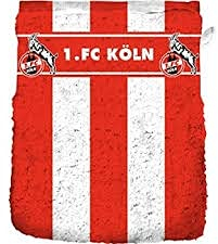 King of Trade 1. FC Köln Waschhandschuh Blockstreifen 20 x 15 cm