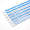 Angitu Customization 4mm PET Sleeve Extension Power Supply Cable Kit 6Pcs 30CM Cables 18AWG ATX/EPS/8-pin PCI-E/6-pin PCI-E (White & Aqua Blue)