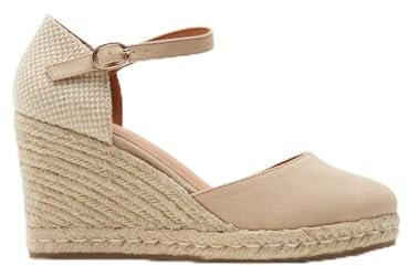 BATA Espadrillas da Donna con Zeppa 8 cm