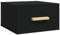 vidaXL Wand Nachttisch Hängend Nachtschrank Nachtkonsole Nachtkommode Schlafzimmer Schrank Kommode Wandschrank Hängeschrank Schwarz 35x35x20cm