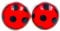 Stechschmuck Ohrstecker Handmade Ohrclips Ohrklemmen Punkte Polka Dots Schwarz Rot Silber Farben Damen Kinder Kitsch Kawaii 1 Paar Größe Wählbar (Ohrstecker 10mm)