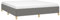 vidaXL Polsterbett Doppelbett Bett Bettgestell Bettrahmen Lattenrost Ehebett Stoffbett Schlafzimmerbett Schlafzimmermöbel Dunkelgrau 180×200cm Stoff