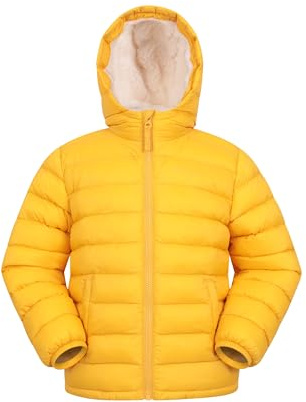Mountain Warehouse Seasons Fur-Lined Kids Padded Jacket Mustard 11-12y