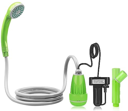 LIBERRWAY Camping Dusche zum Waschen Fahrrad Auto- Grün