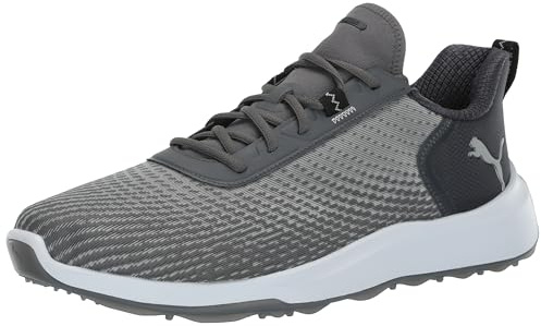 PUMA Golf Men's Fusion Crush Sport Wide Golf Shoe, Slate Sky-Strong Gra, 13 UK